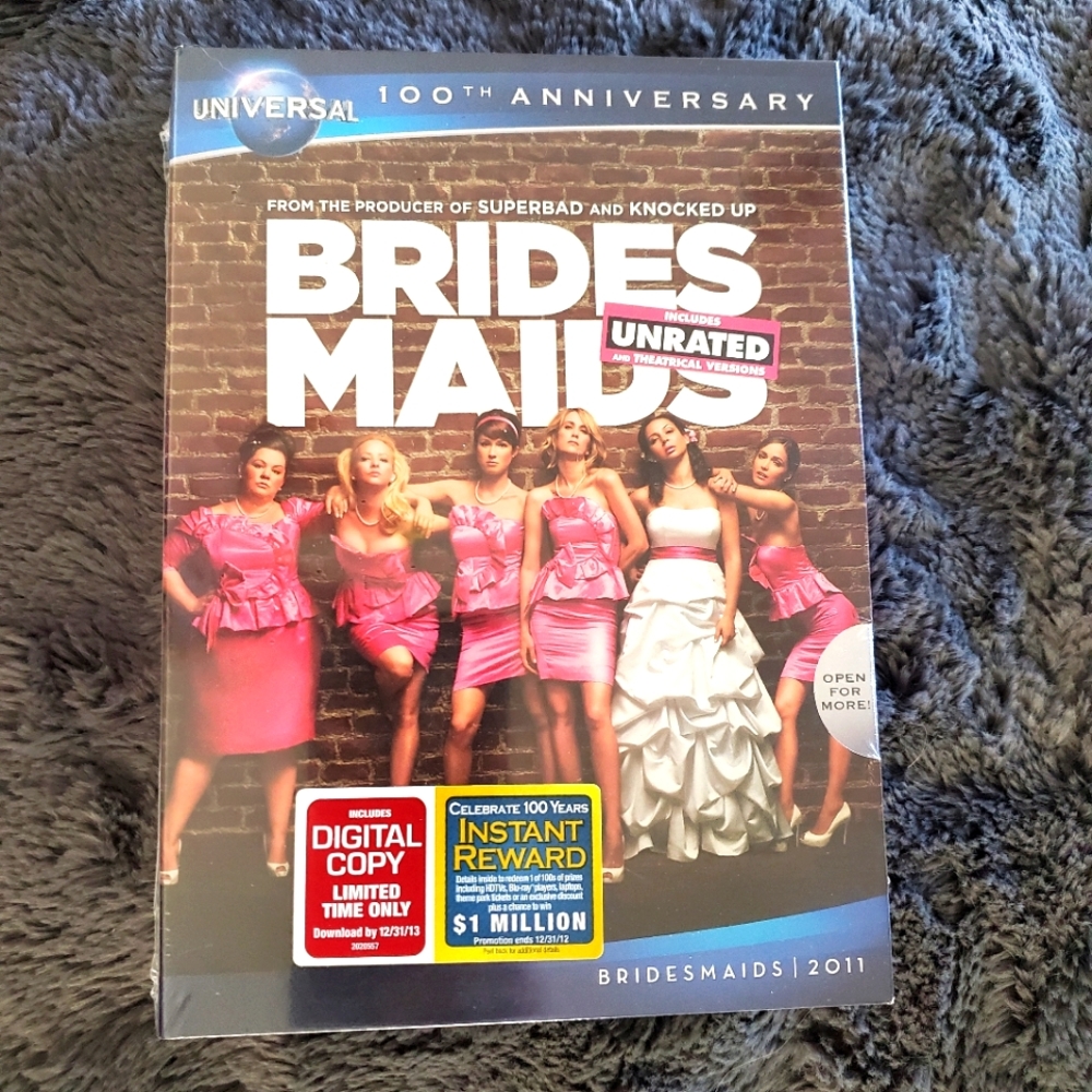 Bridesmaids Unrated DVD Brand New Sealed 2011 Movie